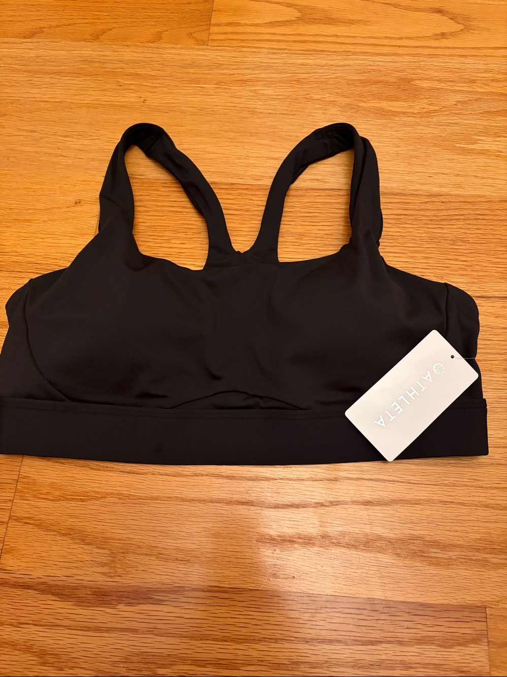 NWT Athleta Interval Bra BLACK